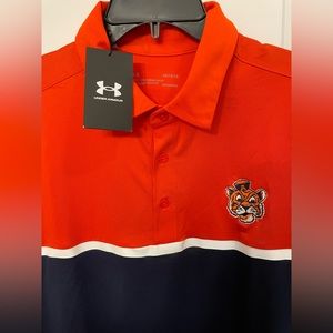 Auburn Tigers Under Armor Polo NWT